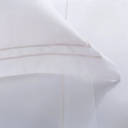 Jogo de Cama Buddemeyer Sublime King Branco com Ponto Cheio Pérola