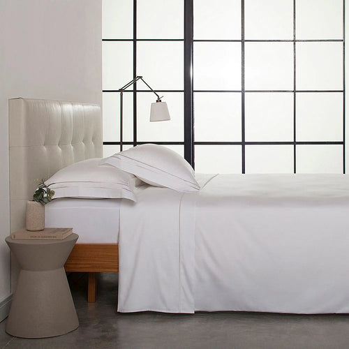 Jogo de Cama Buddemeyer Sublime King Branco com Ponto Cheio Pérola