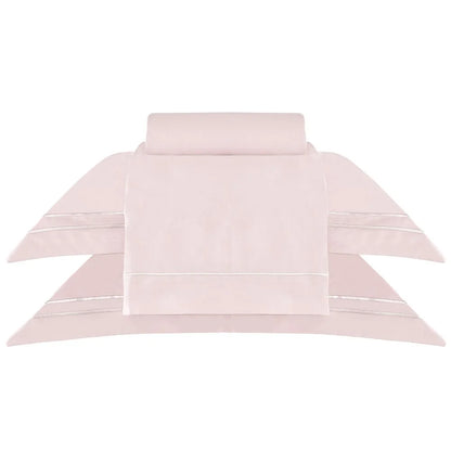Jogo de Cama Buddemeyer Sublime King Rosa c/ Ponto cheio Rosa