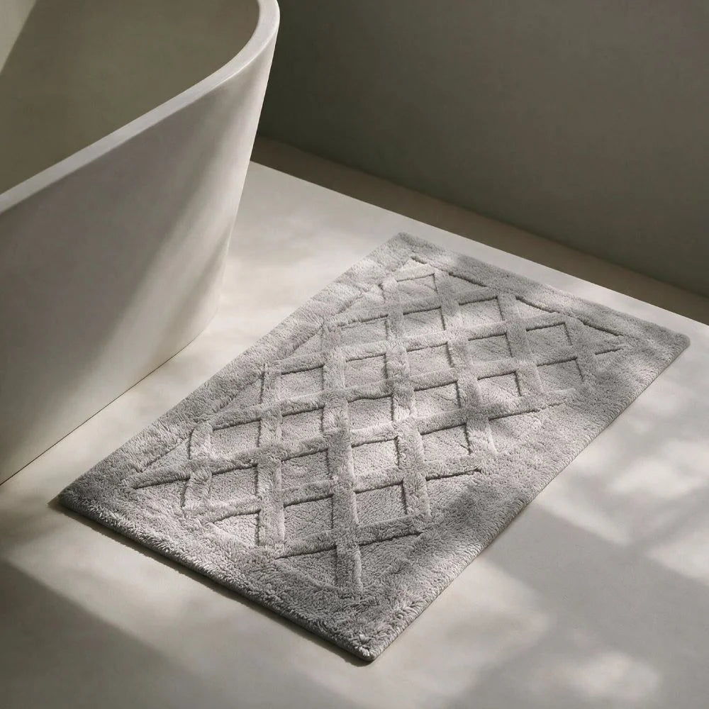 Tapete para Casa Buddemeyer Luxus Lumiére Cinza Escuro 55x85cm