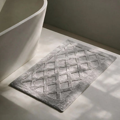 Tapete para Casa Buddemeyer Luxus Lumiére Cinza Escuro 55x85cm