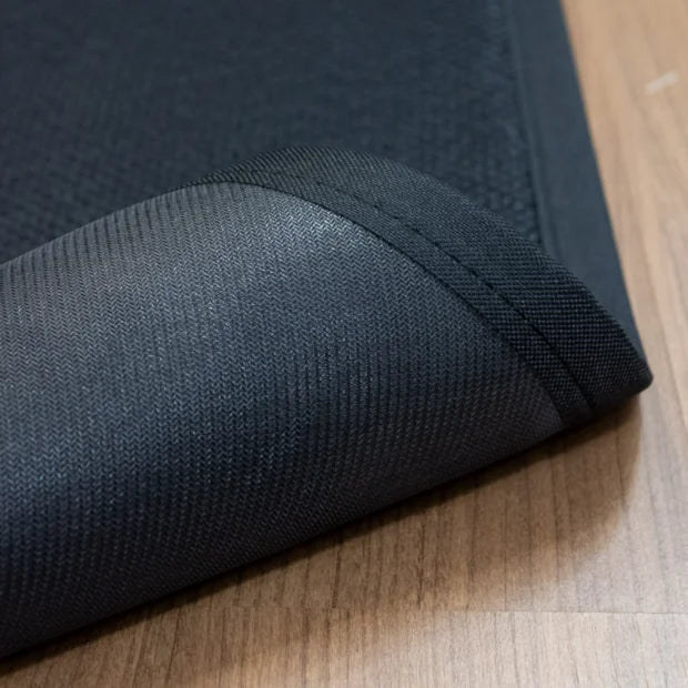 Tapete para Cozinha Passadeira Antiderrapante Kacyumara Multti 60cm x 1,80m Preto