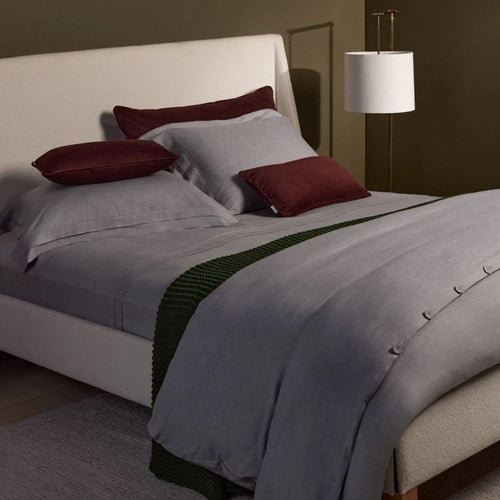 Capa para Duvet Buddemeyer Luxus Lavi King Cinza