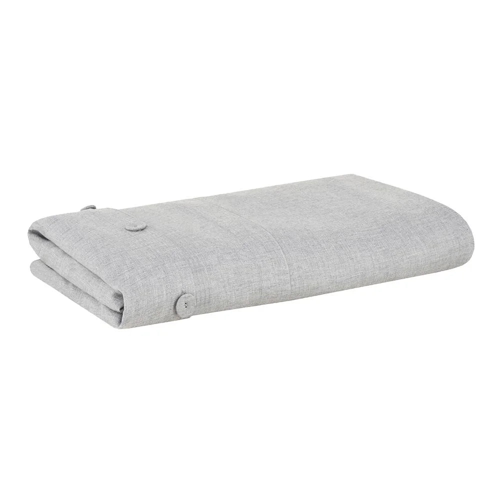 Capa para Duvet Buddemeyer Luxus Lavi King Cinza