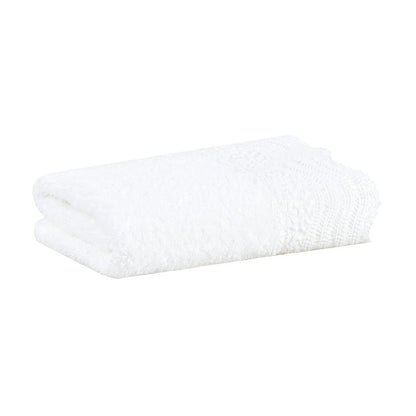 Toalha Lavabo Buddemeyer Luxus Margot 100% algodão Branco com Renda Branco 30x50cm