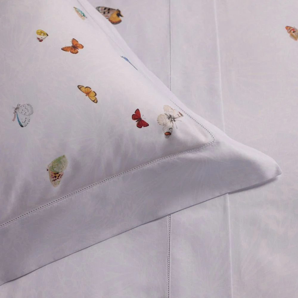 Jogo de Cama Buddemeyer Luxus King Farfalla 400 Fios 100% Algodão Estampado