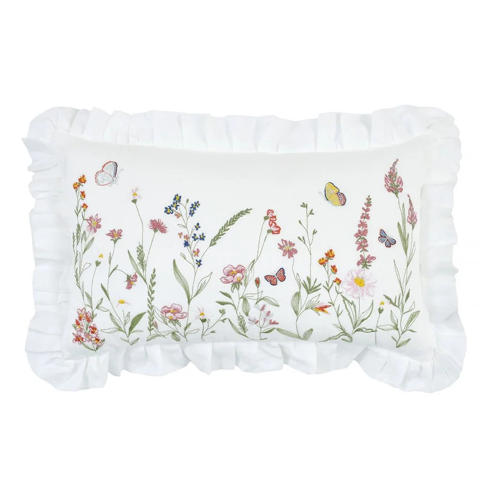 Almofada Buddemeyer Luxus Crayon Branco 30x50cm