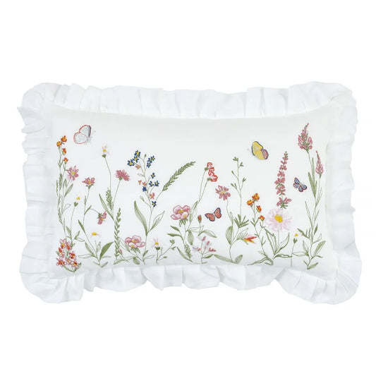 Almofada Buddemeyer Luxus Crayon Branco 30x50cm
