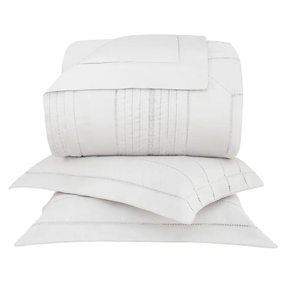 Kit Colcha Prestigé Branco Buddemeyer Luxus Queen
