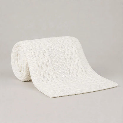 Manta Tricot Buddemeyer Luxus Castello Marfim 130x170cm