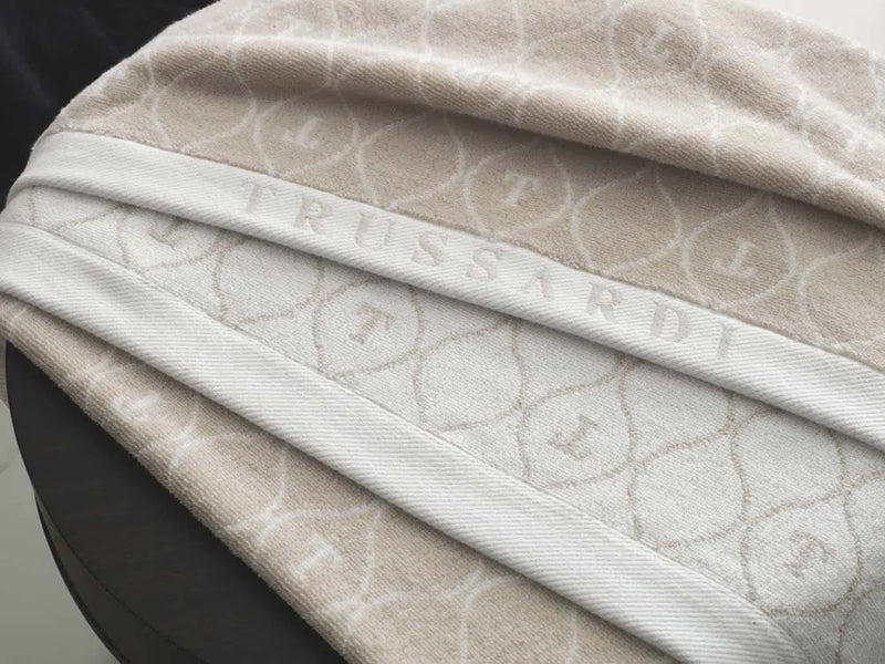 Toalha Banhão Trussardi Jacquard Fio Tinto Speciale