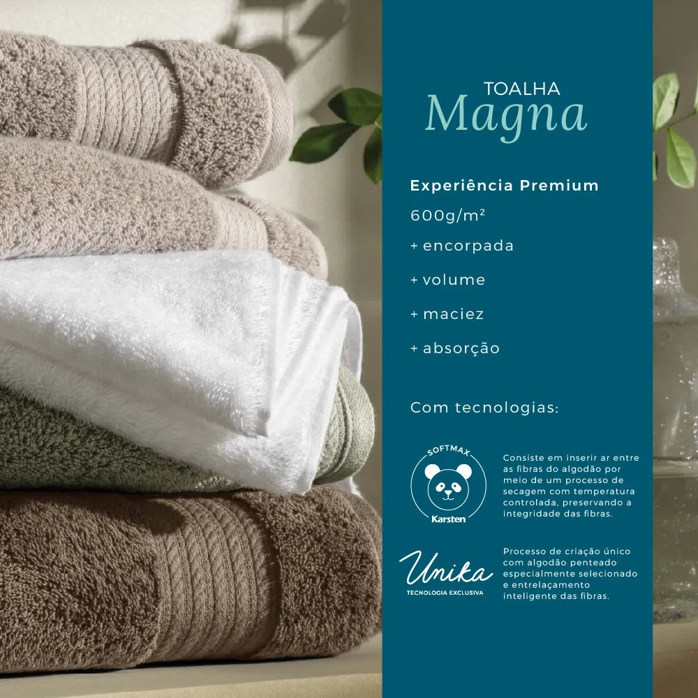 Toalha de Rosto Karsten Magna Grão