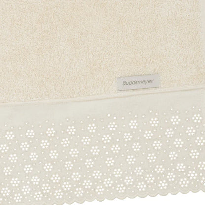 Toalha de Lavabo Buddemeyer Lovely 100% Algodão Fio Penteado 30x50cm Bege