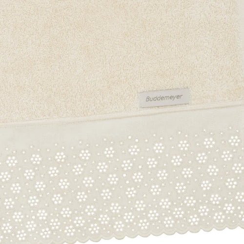 Toalha de Lavabo Buddemeyer Lovely 100% Algodão Fio Penteado 30x50cm Bege