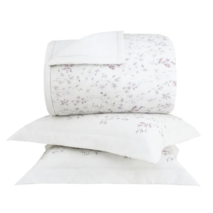 Kit Colcha Buddemeyer Queen Gran Percal Manila Dupla Face 100% Algodão 200 Fios