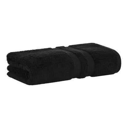 Toalha de Rosto Buddemeyer 100% Algodão Egípcio Fio Penteado 48x90cm Preto