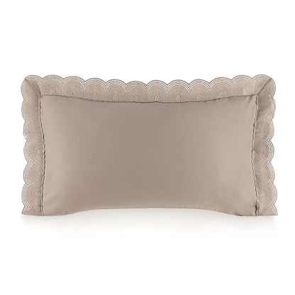 Super Fronha avulsa 300 fios Cetim Coliseu Nocciola/Legno 50cm X 90cm