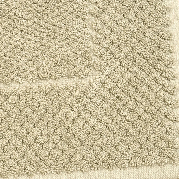 Toalha de Piso Buddemeyer Luxus Premium Bege 48cm x 85cm 100% Algodão Egípcio 1100 g/m²