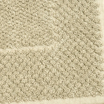 Toalha de Piso Buddemeyer Luxus Premium Bege 48cm x 85cm 100% Algodão Egípcio 1100 g/m²