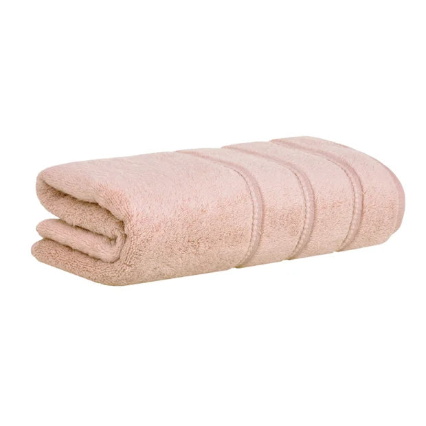 Toalha de Mão Buddemeyer Luxus Baby Skin Rosa Claro 100% Algodão 30x50cm