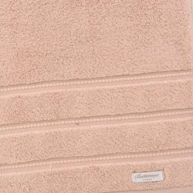 Toalha de Mão Buddemeyer Luxus Baby Skin Rosa Claro 100% Algodão 30x50cm
