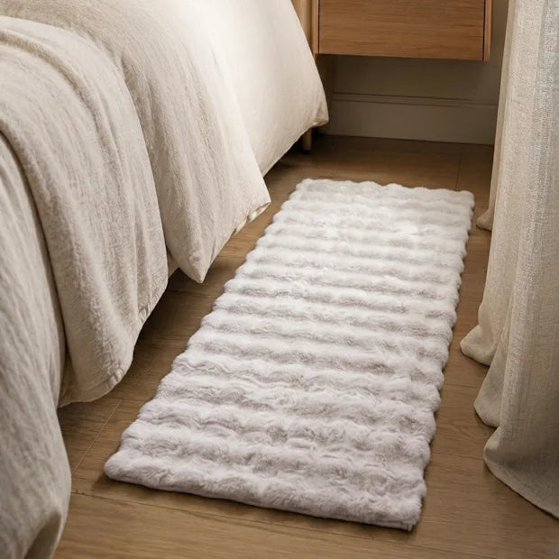 Tapete Niazitex Pele Bubble Branco 60x1,20m