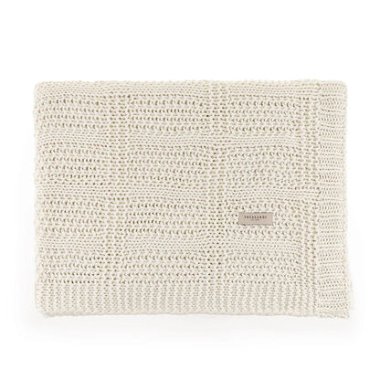 Peseira Tricot Dorian Branco 80cm X 2.40m