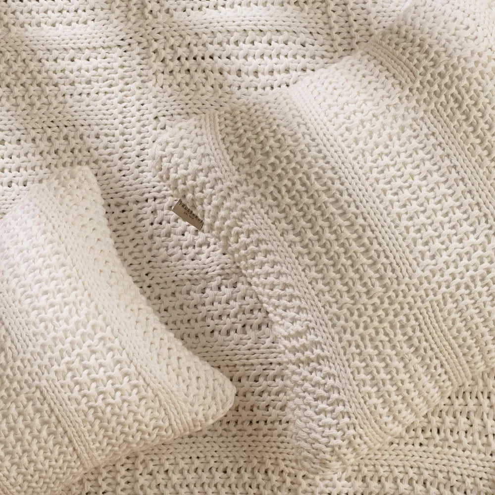 Almofada Tricot Dorian Branco