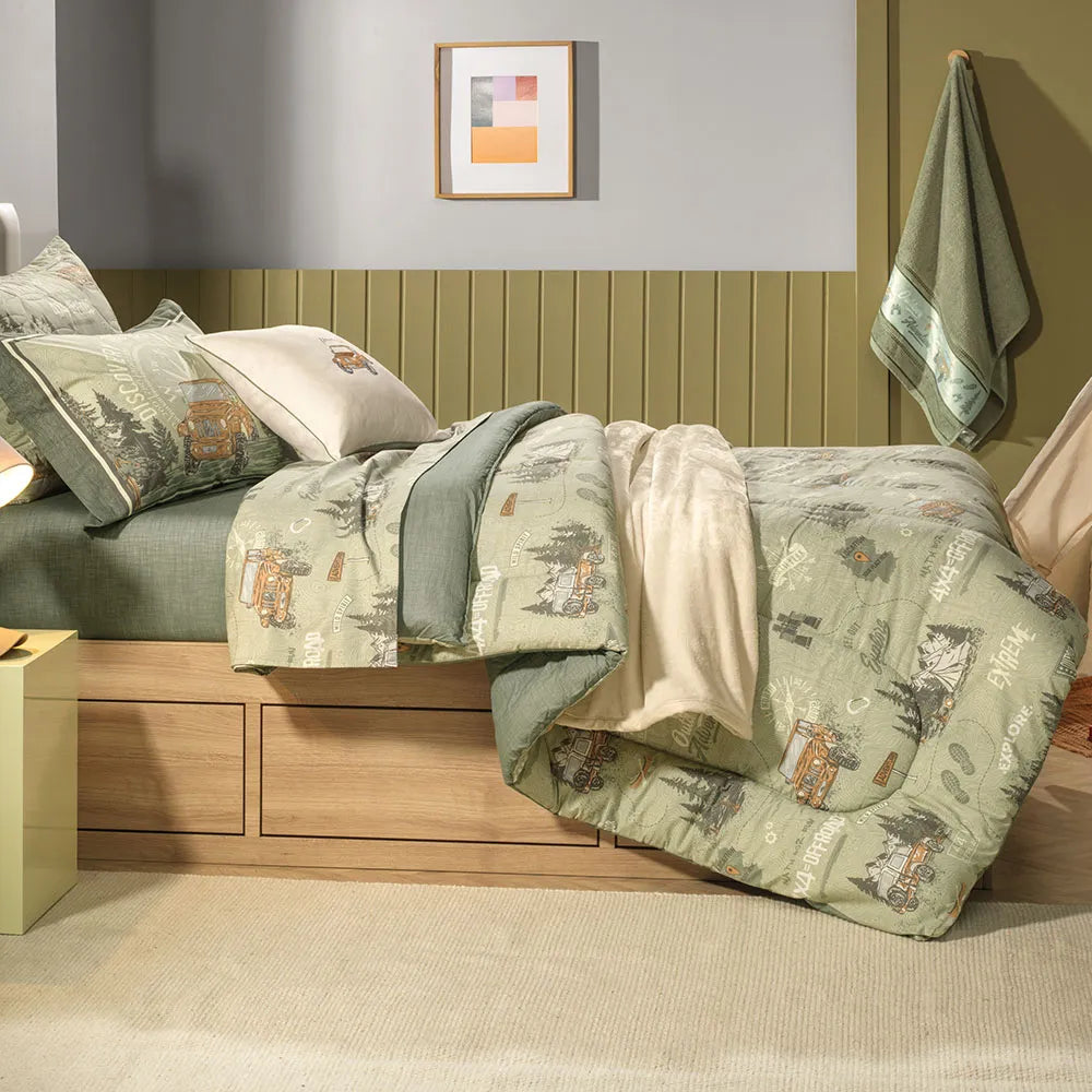 Jogo de Cama Karsten Solteiro Forest