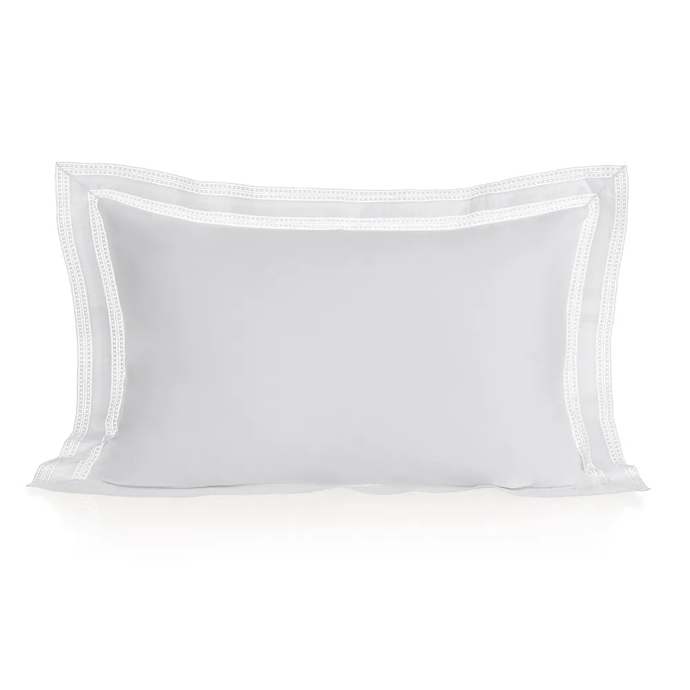 Super fronha avulsa 300 fios Cetim Romana Branco 50cm X 90cm
