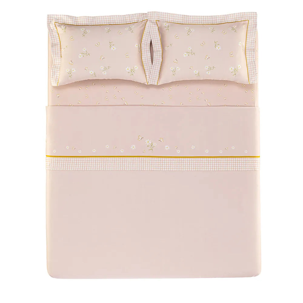 Jogo de cama Queen 300 fios Cetim Margarida