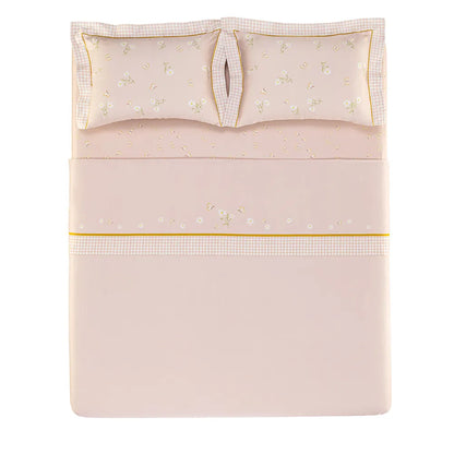 Jogo de cama Queen 300 fios Cetim Margarida