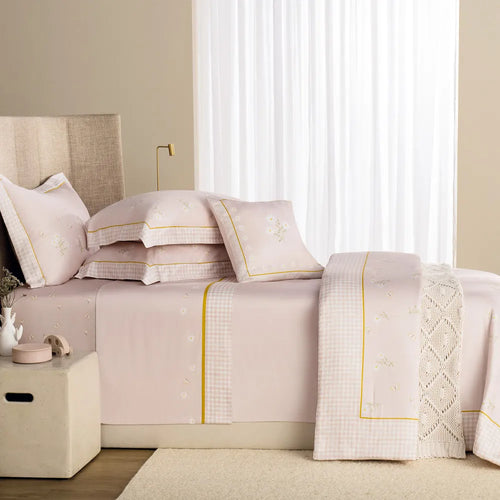 Jogo de cama Queen 300 fios Cetim Margarida