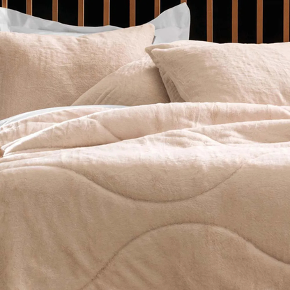 Edredom Altenburg Luxo Nord Casal Bege Cream 2,10 x 2,40m