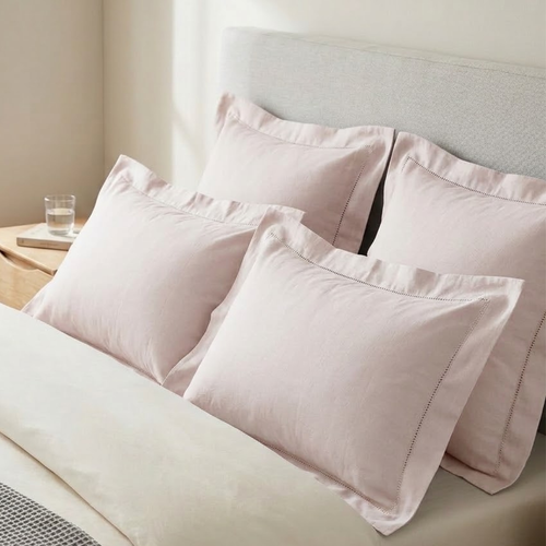 Par de Fronhas Inrose Chambret 200 Fios Tinto 50x70cm