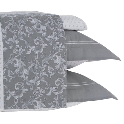 Jogo de Cama Queen Kacyumara Satinée 300 Fios 100% Algodão Lafet 4 Peças