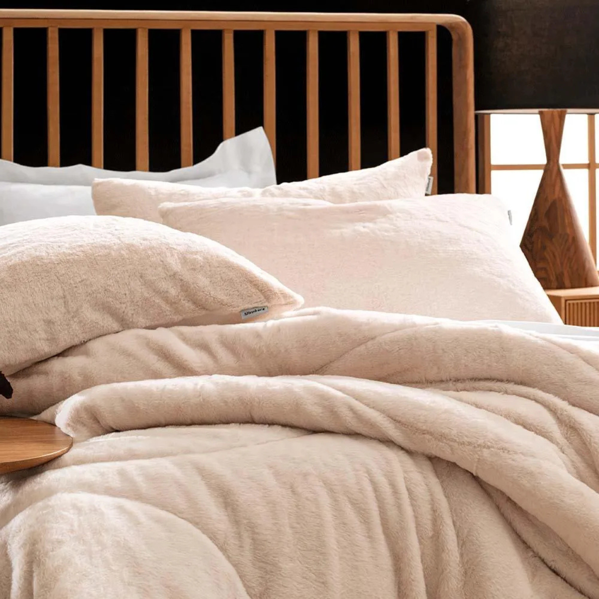 Edredom Altenburg Luxo Nord Casal Bege Cream 2,10 x 2,40m