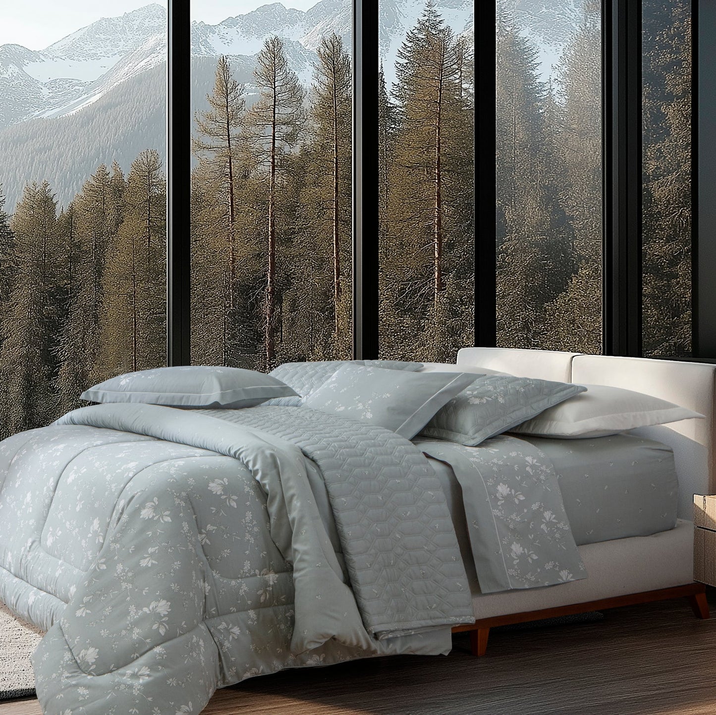 Edredom King Kacyumara Lazio 300 Fios Algodão Egípcio Velin 2,80m x 2,50m