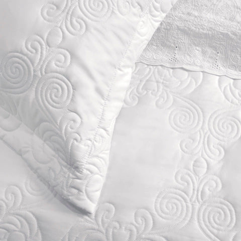 Jogo de Colcha Trussardi Giancarlo Queen Branco