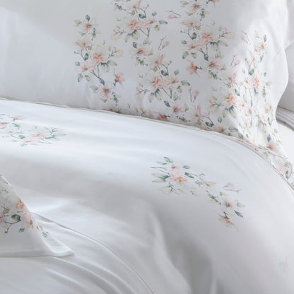 Jogo de Cama Queen Kacyumara Lovan 400 Fios 100% Viscose de Bambu Estampado