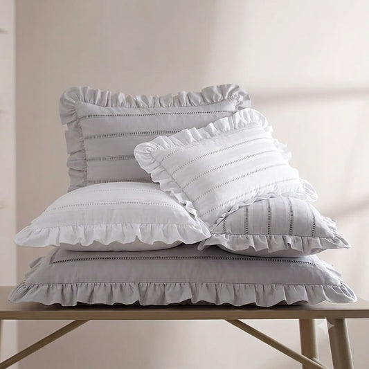 Almofada Prestigé Buddemeyer Luxus Branco – Cetim 300 Fios 100% Algodão 30x50cm
