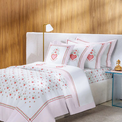 Almofada Infantil Trussardi Le Colonne 300 Fios Cetim 100% Algodão Egípcio 45cm x 45cm