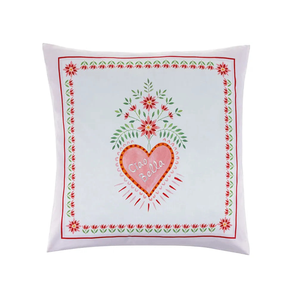 Almofada Infantil Trussardi Le Colonne 300 Fios Cetim 100% Algodão Egípcio 45cm x 45cm