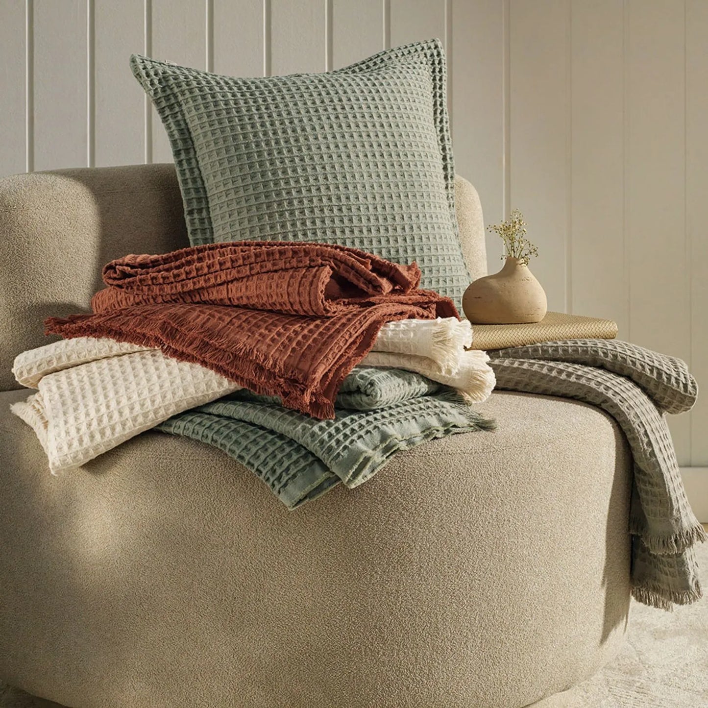 Almofada Karsten Denver 100% Algodão Verde 45x45cm