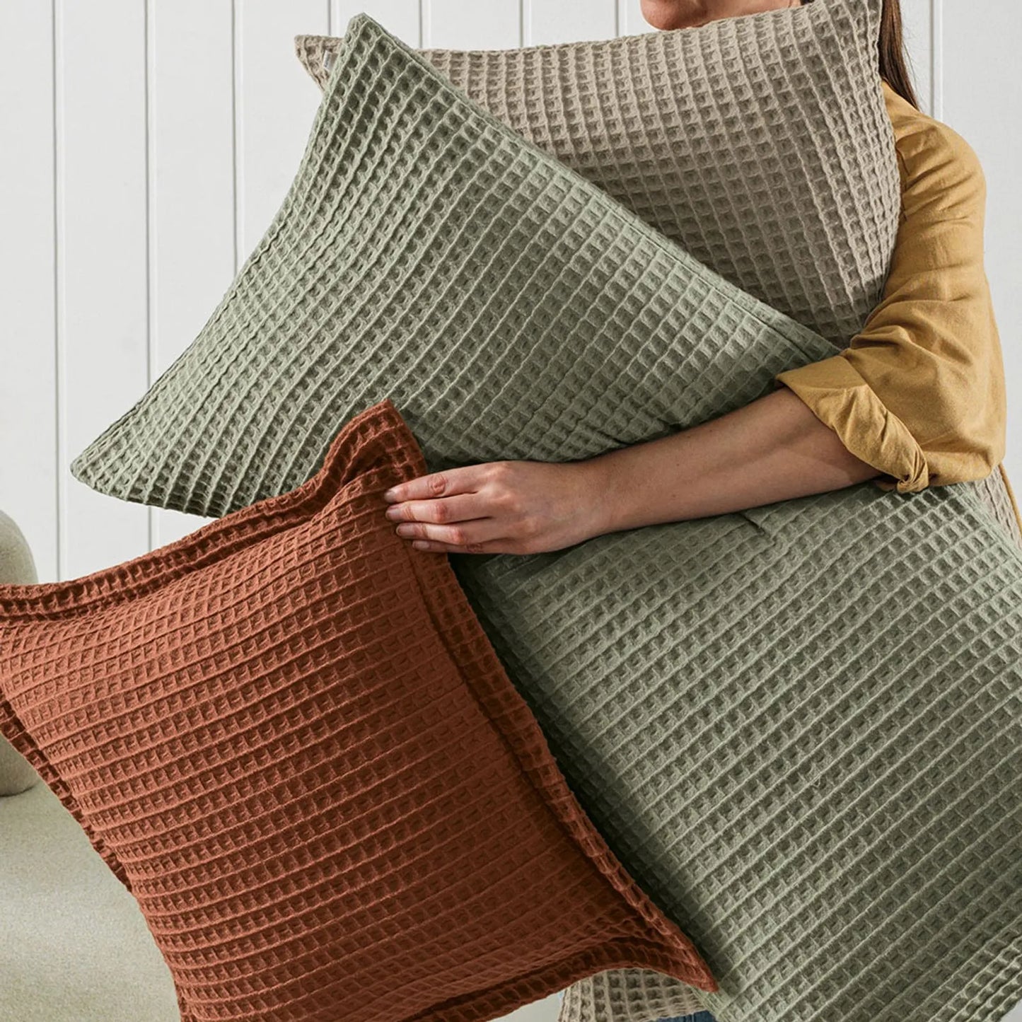 Almofada Karsten Denver 100% Algodão Verde 45x45cm