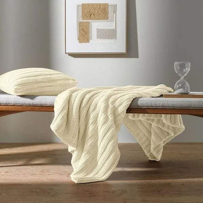 Almofada Karsten Elana 100% Poliéster 45x45cm Marfim