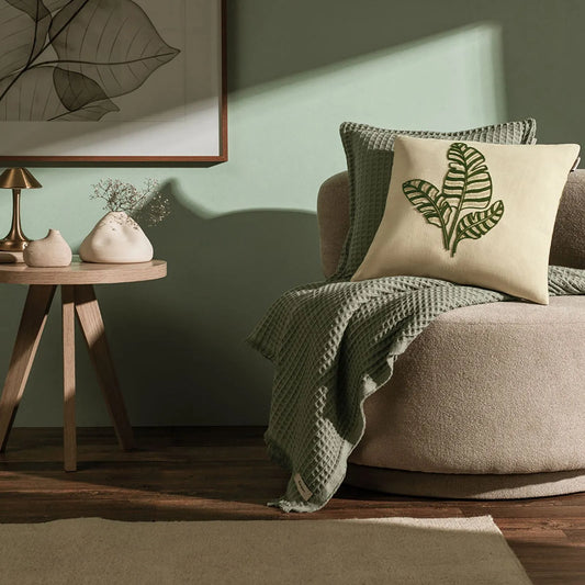 Almofada Karsten Musa Decorativa Texturizada 45x45cm