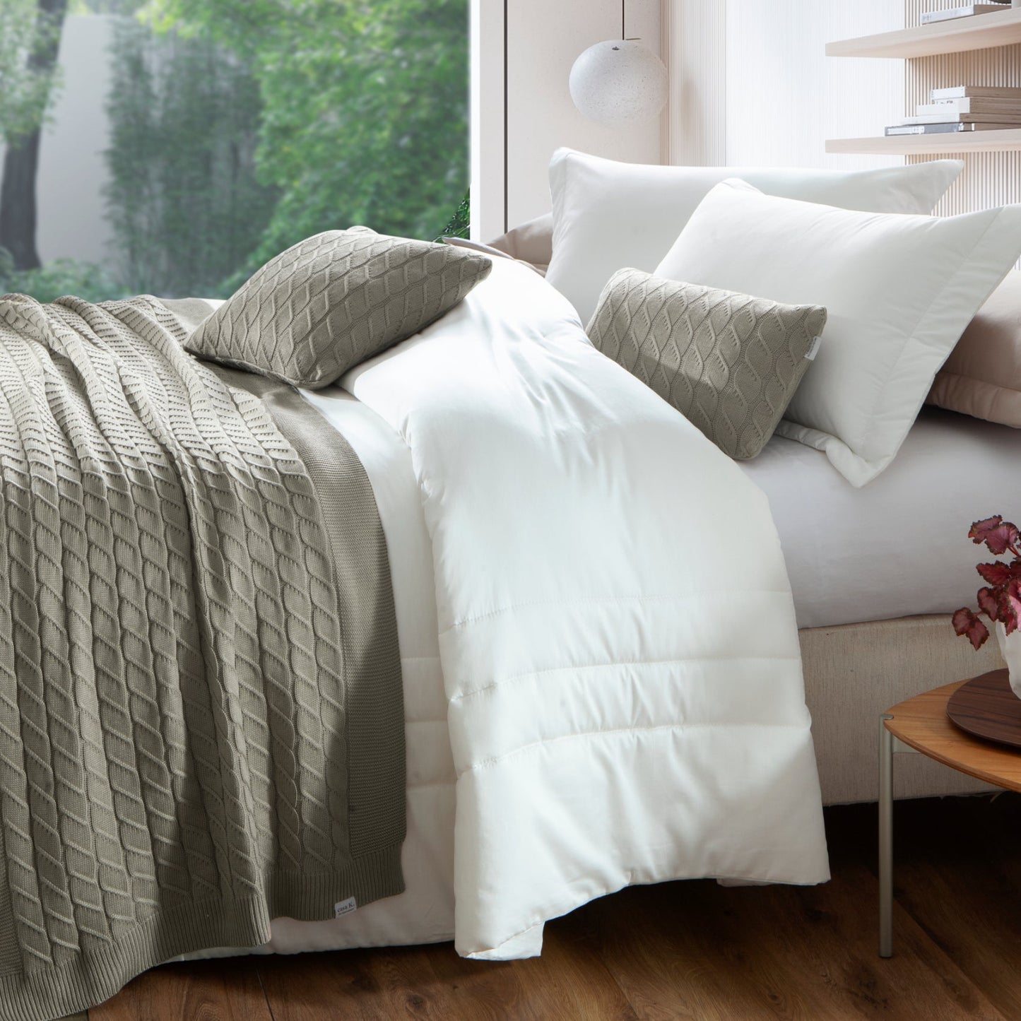 Almofada Rinzeira Kacyumara Tricot Vivat Fendi 30cm x 50cm