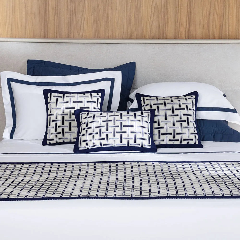 Almofada Rinzeira Trussardi Canti Tricot 100% Algodão 30x50cm