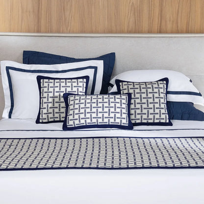 Almofada Rinzeira Trussardi Canti Tricot 100% Algodão 30x50cm